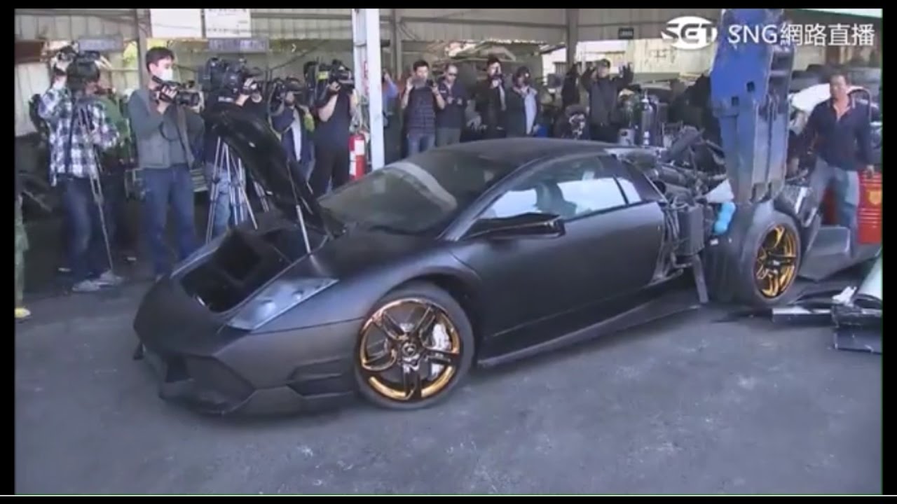 lambo destroyed