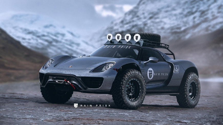 Μια Porsche 918 από το μέλλον