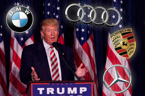 Ο Trump τα "έβαλε" με τα εισαγώμενα αυτοκίνητα αλλά έχει μόνο Ευρωπαϊκά στην κατοχή του 
