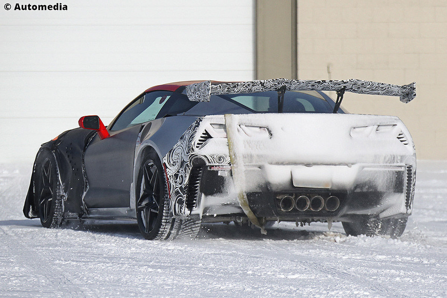 Η νέα Corvette  ZR1 δοκιμάζεται στο κρύο…