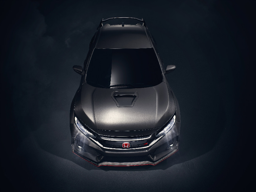 78608 New Civic Type R Prototype breaks cover in Paris