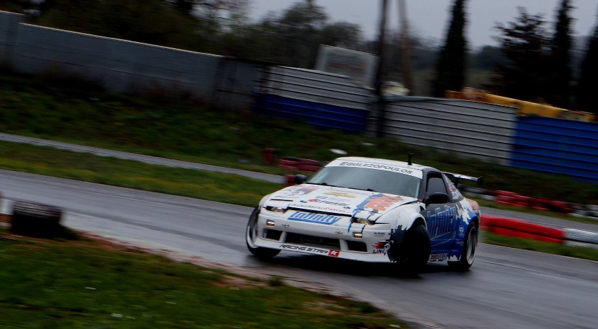 O Λεοντής Ηρακλής με Nissan 400SX- Infinity Tyres Team νικητής του 1ου αγώνα του Πανελληνίου Πρωταθλήματος Drift 20172