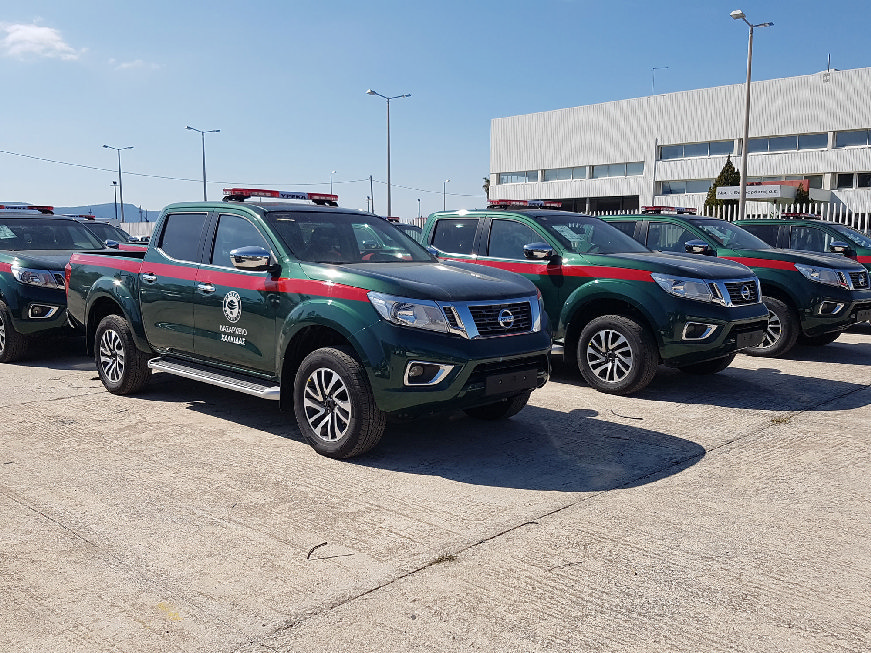 20 νέα Nissan ΝAVARA Double Cab στις δασικές υπηρεσίες