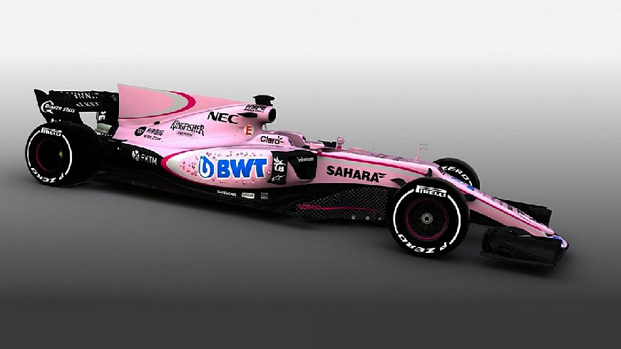 new force india livery