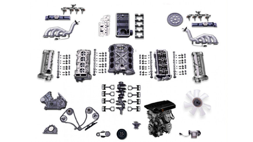 Κινητήρας Toyota σε αναλυτικό manual