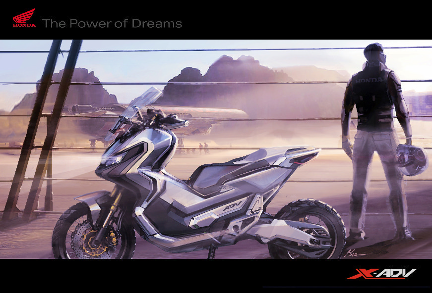 Το νέο X-ADV της Honda συναντά τον κόσμο της τέχνης  