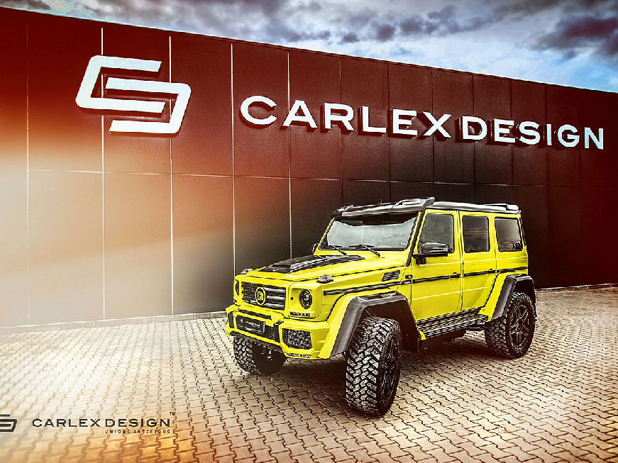 Η κίτρινη G550 4×4 της Carlex Designs 