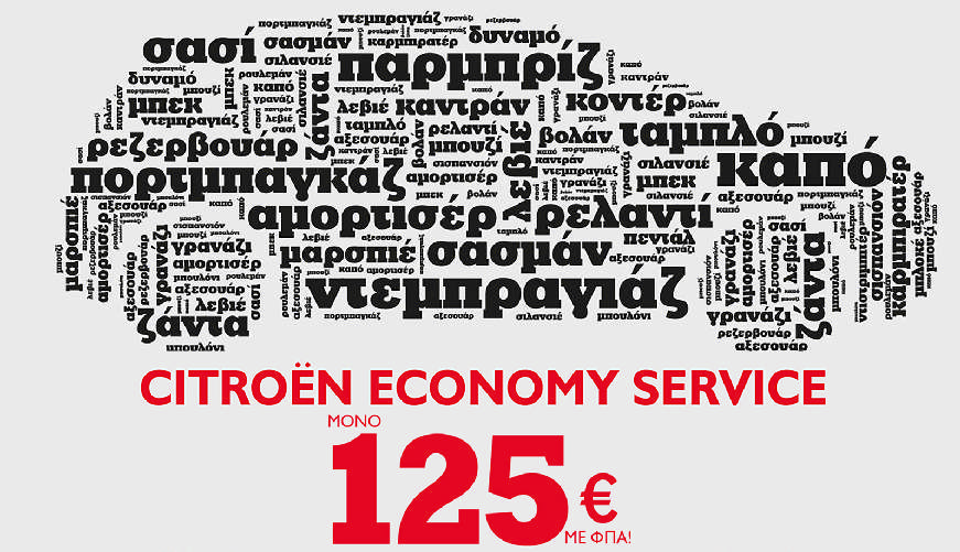 Economy Service Citroen - Μόνο με 125€!