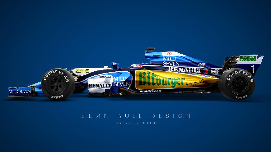 f1 retro car 2