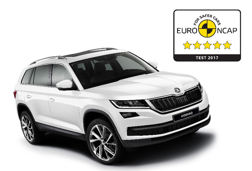 To ŠKODA KODIAQ διακρίθηκε με 5 αστέρια στον Euro NCAP