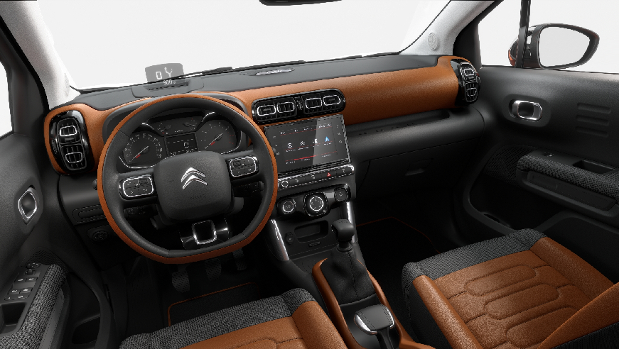 New C3 Aircross Interior