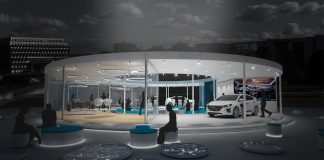 generation ioniq lounge at night