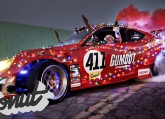Χριστουγεννιάτικη η Toyota του Tuerck κάνει donuts με τον Αη Βασίλη (video)