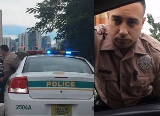 Γυναίκα σταματάει αστυνομικό για να του κάνει παρατήρηση επειδή έτρεχε video