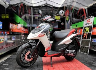 To Aprilia SR 150 Σκούτερ της Χρονιάς στην Ινδία