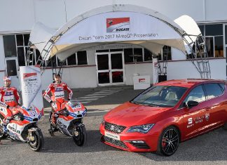Το Leon Cupra θα είναι το επίσημο αυτοκίνητο της ομάδας της Ducati στο MotoGP Το Leon Cupra θα είναι το επίσημο αυτοκίνητο της ομάδας της Ducati στο MotoGP