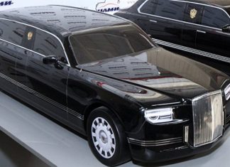 H νέα Λιμουζίνα του Putin (video)