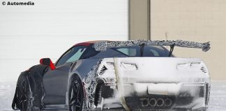 Η νέα Corvette ZR1 δοκιμάζεται στο κρύο…