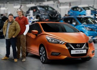 Οι φίλοι της Nissan διαμορφώνουν το νέο MICRA στην γραμμή παραγωγής