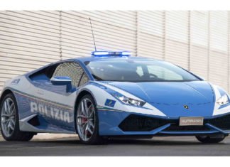 Η Lamborghini Huracan της Ιταλικής τροχαίας