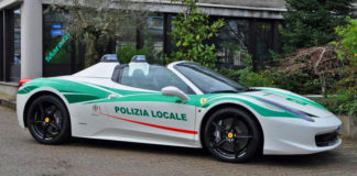 Μαφιόζικη Ferrari 458 έγινε περιπολικό !