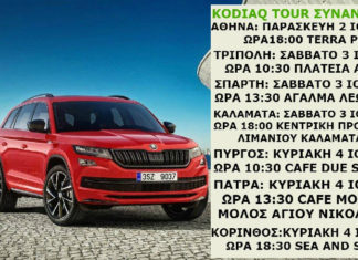 Skoda Kodiaq Tour σε 7 πόλεις !