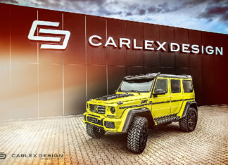 Η κίτρινη G550 4×4 της Carlex Designs