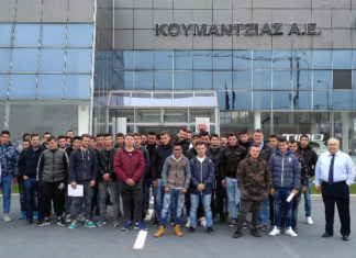 Επίσκεψη μαθητών του 1ο ΕΠΑΛ Λαγκαδά στη FIAT Κουμαντζιάς Α.Ε.