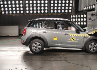 5 αστέρια στο MINI Countryman στις δοκιμές του Euro NCAP