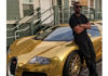 Ο Jamie Foxx κυκλοφορεί μια χρυσή Bugatti Veyron