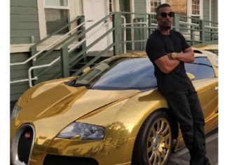 Ο Jamie Foxx κυκλοφορεί μια χρυσή Bugatti Veyron