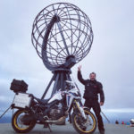 Ο ηθοποιός Γιώργος Πυρπασόπουλος με Honda Africa Twin στο Nordkapp