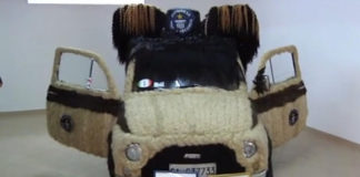 Ένα μάλλινο Fiat 500