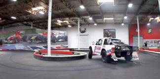 VIDEO - Ένα off-road truck σε μια πίστα kart
