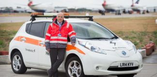nissan leaf airport