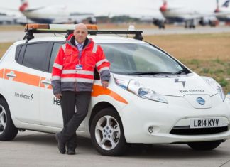 nissan leaf airport