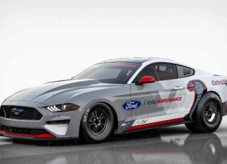 η Ford Performance λανσάρει σήμερα την εργοστασιακή και πλήρως ηλεκτρική Mustang Cobra Jet για συμμετοχή σε αγώνες dragster.