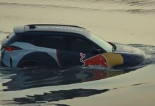Mission imposible: Διάσχιση ποταμού με ηλεκτρικό SUV (video)