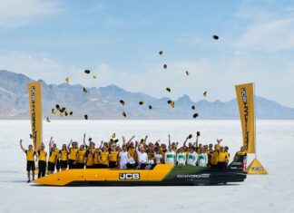 JCB Hydromax: Ρεκόρ ταχύτητας με υδρογόνο στα 653,9 χλμ./ώρα