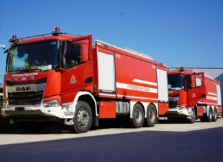 Τα νέα υδροφόρα DAF 6×4 της Πυροσβεστικής