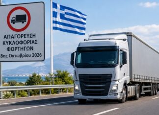 Απαγόρευση κυκλοφορίας φορτηγών άνω των 3,5 τόνων την 28η Οκτωβρίου 2026